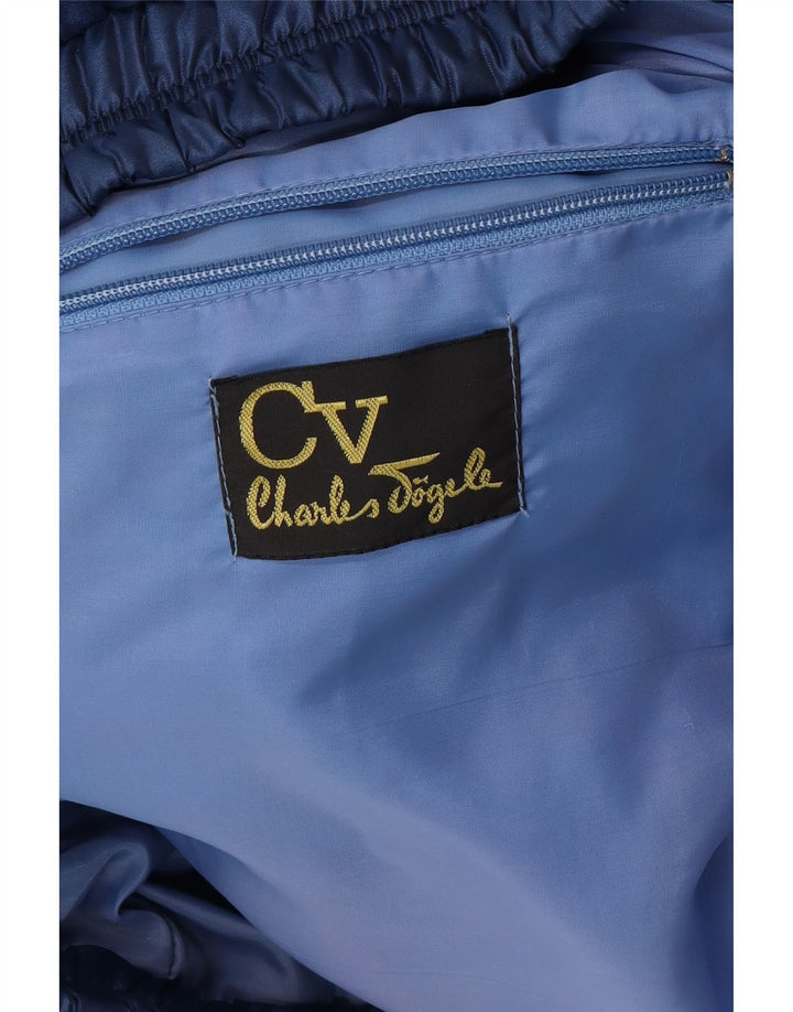 CHARLES VOGELE Mens Padded Jacket IT 52 XL Blue Colourblock Polyamide Vintage Charles Vogele and Second-Hand Charles Vogele from Messina Hembry 