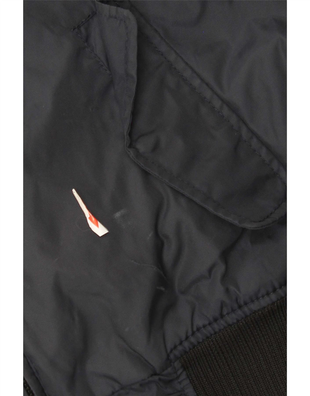 Bomber con cappuccio da uomo Refrigue UK 38 nylon blu navy medio