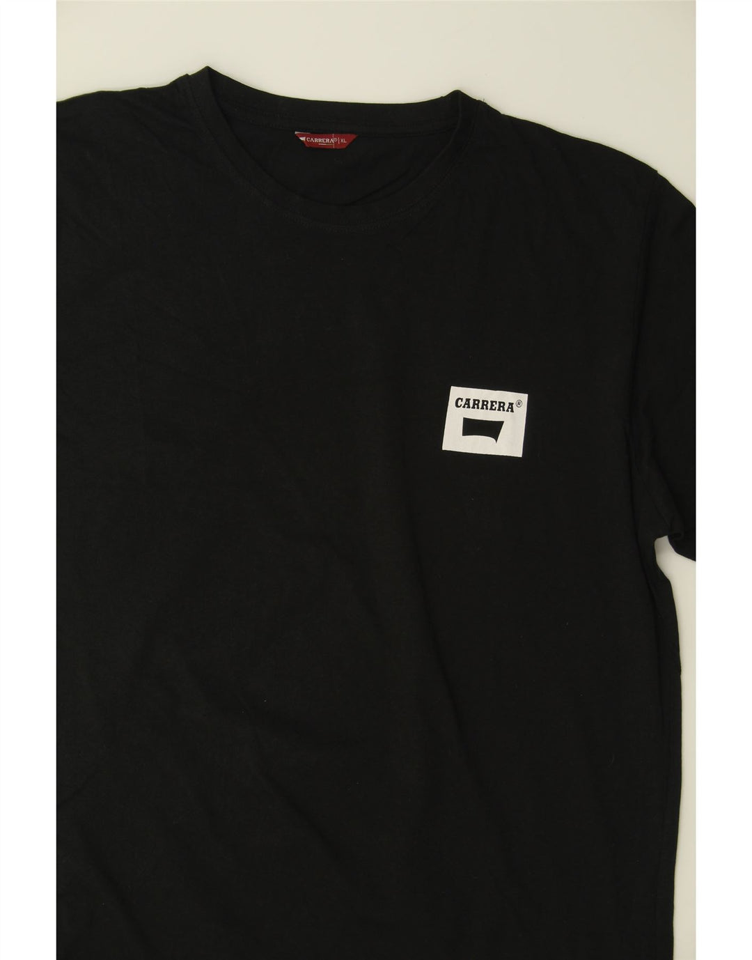 CARRERA Mens T-Shirt Top XL Black Cotton Vintage Carrera and Second-Hand Carrera from Messina Hembry 