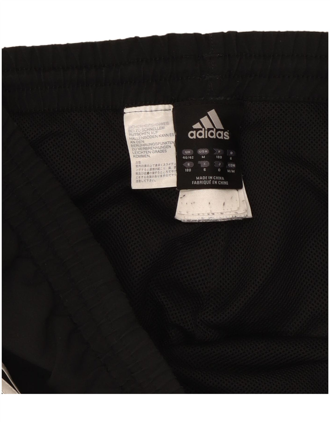 Pantaloni da tuta da uomo Adidas Joggers UK 40/42 Medium Nero Poliestere