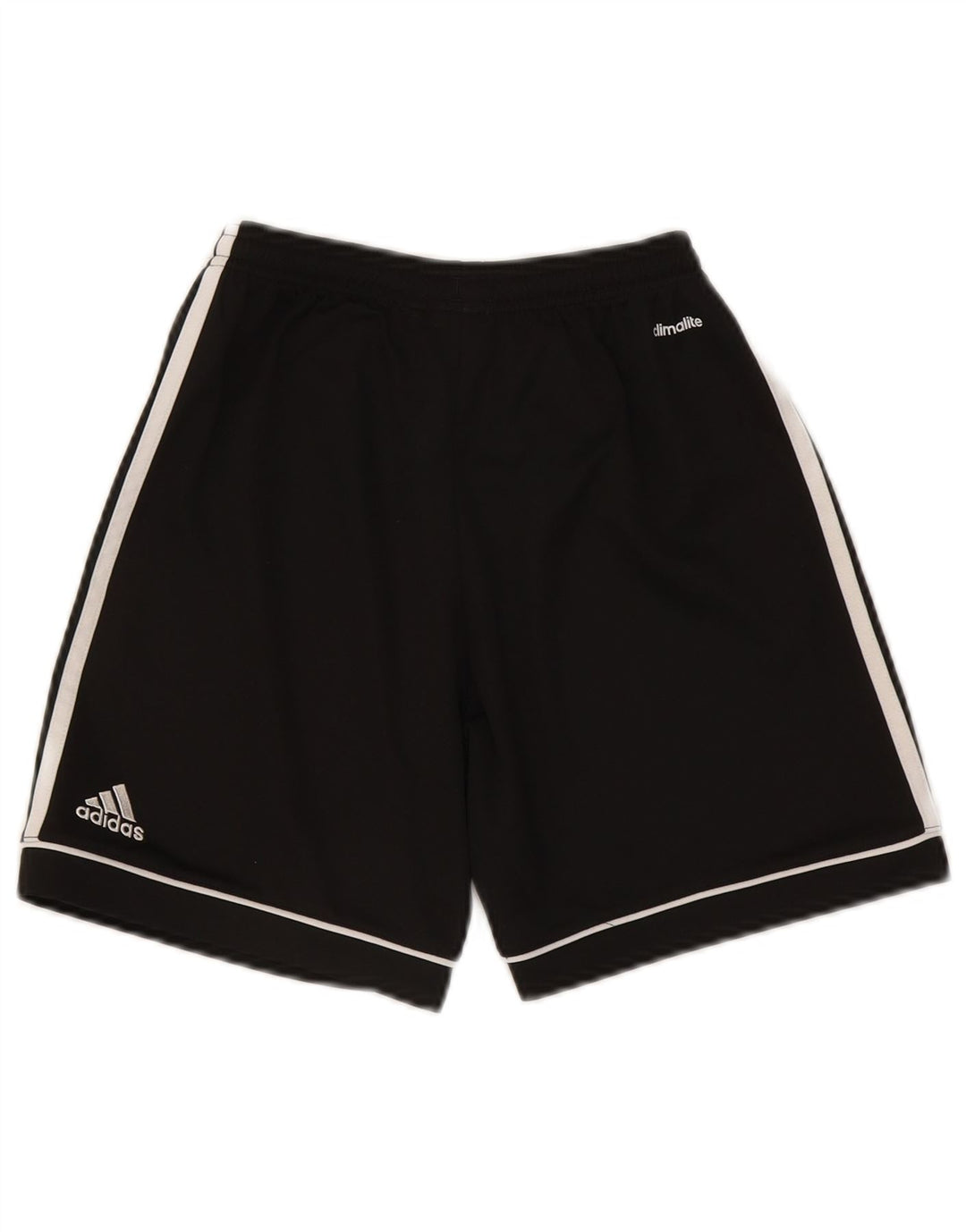 Pantaloncini sportivi Adidas Climalite da ragazzo 11-12 anni in poliestere nero
