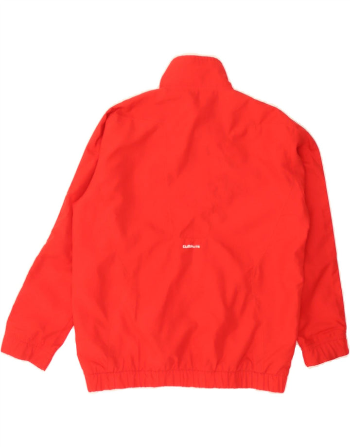 ADIDAS Boys Climalite Rain Jacket 5-6 Years Red Polyester Vintage Adidas and Second-Hand Adidas from Messina Hembry 