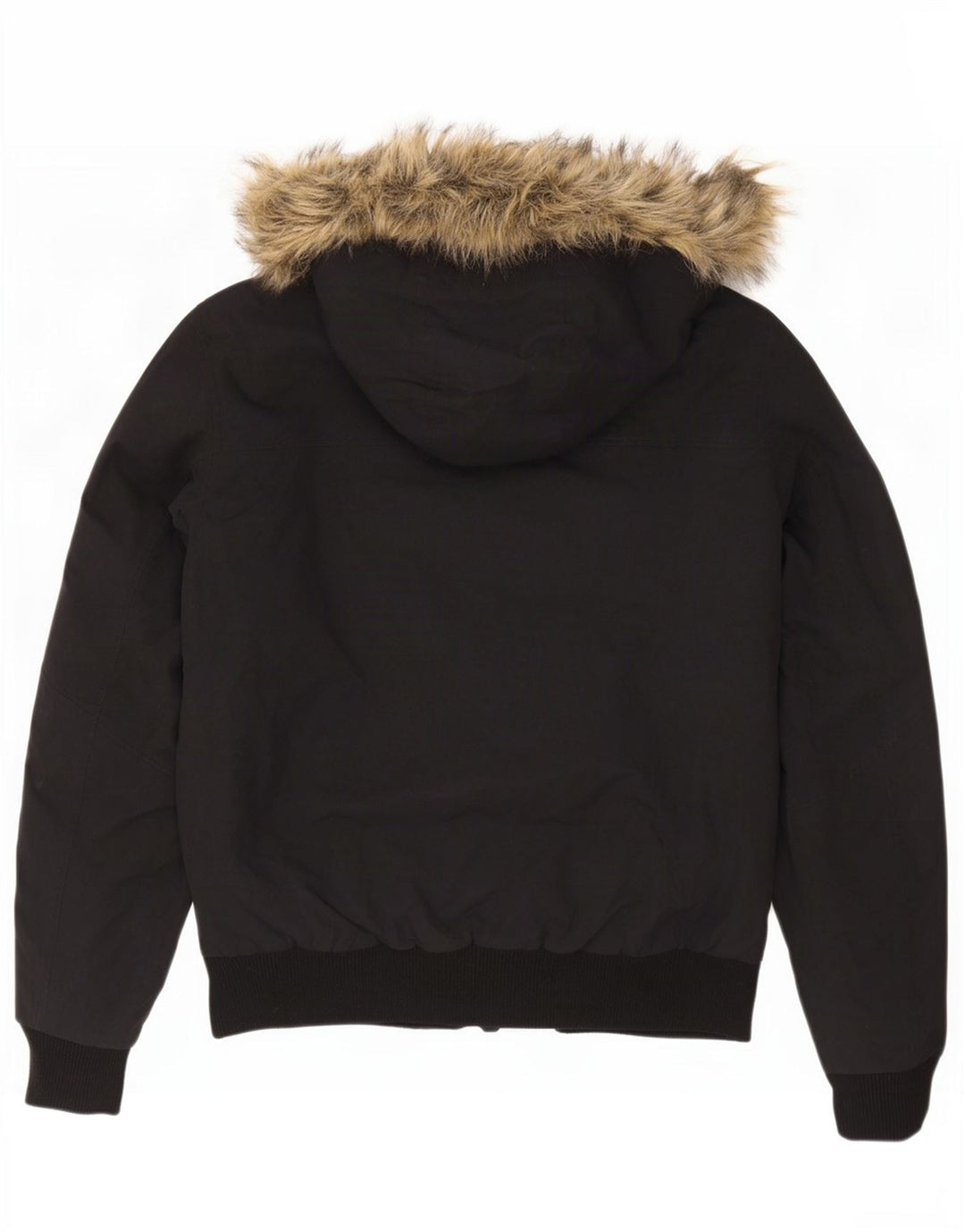 Giubbotto bomber con cappuccio da uomo Jack Wolfskin UK 36/38 medio nero poliammide