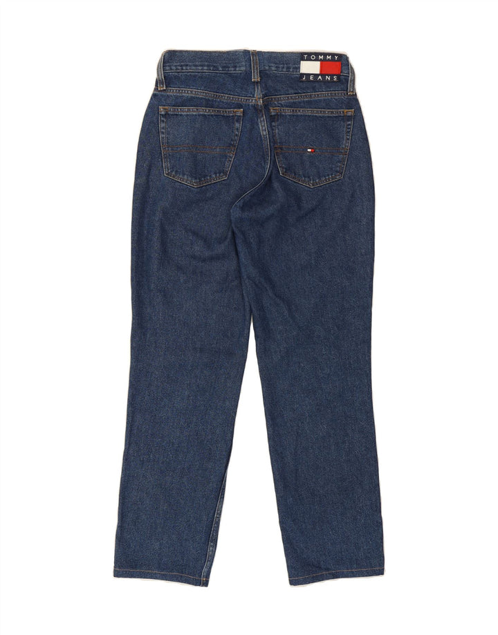 TOMMY HILFIGER Womens Slim Jeans  W27 L32 Navy Blue Cotton Vintage Tommy Hilfiger and Second-Hand Tommy Hilfiger from Messina Hembry 
