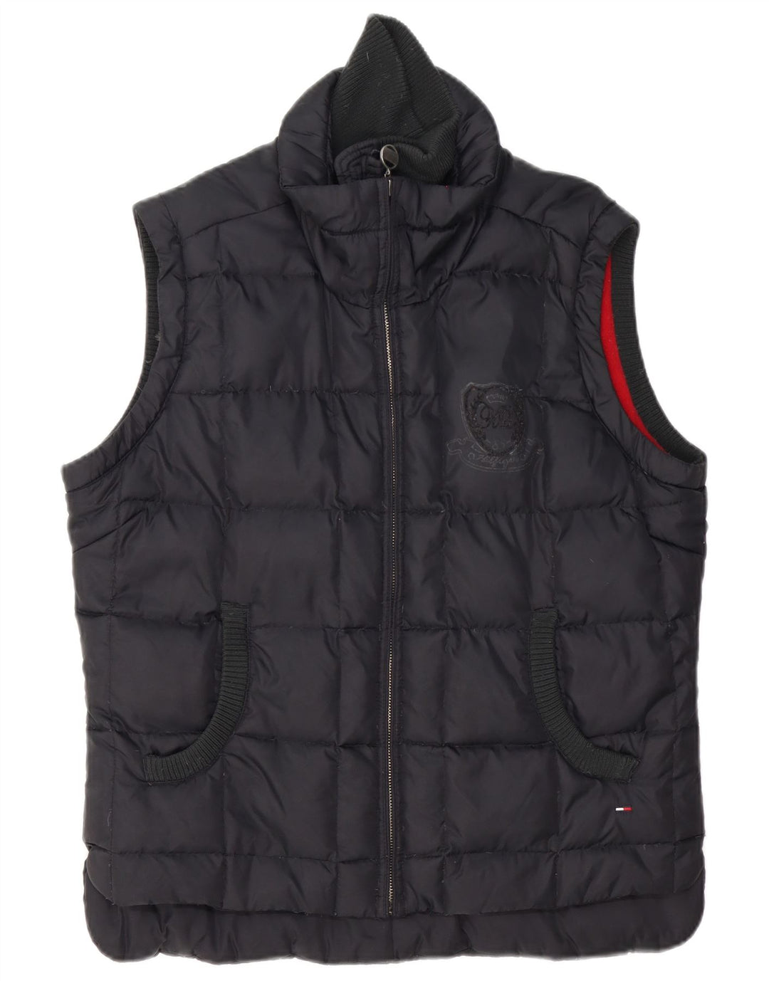 Gilet imbottito da donna Tommy Hilfiger UK 18 XL poliestere blu navy