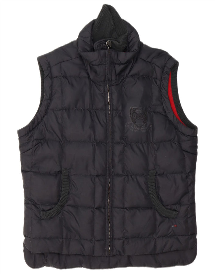 Gilet imbottito da donna Tommy Hilfiger UK 18 XL poliestere blu navy