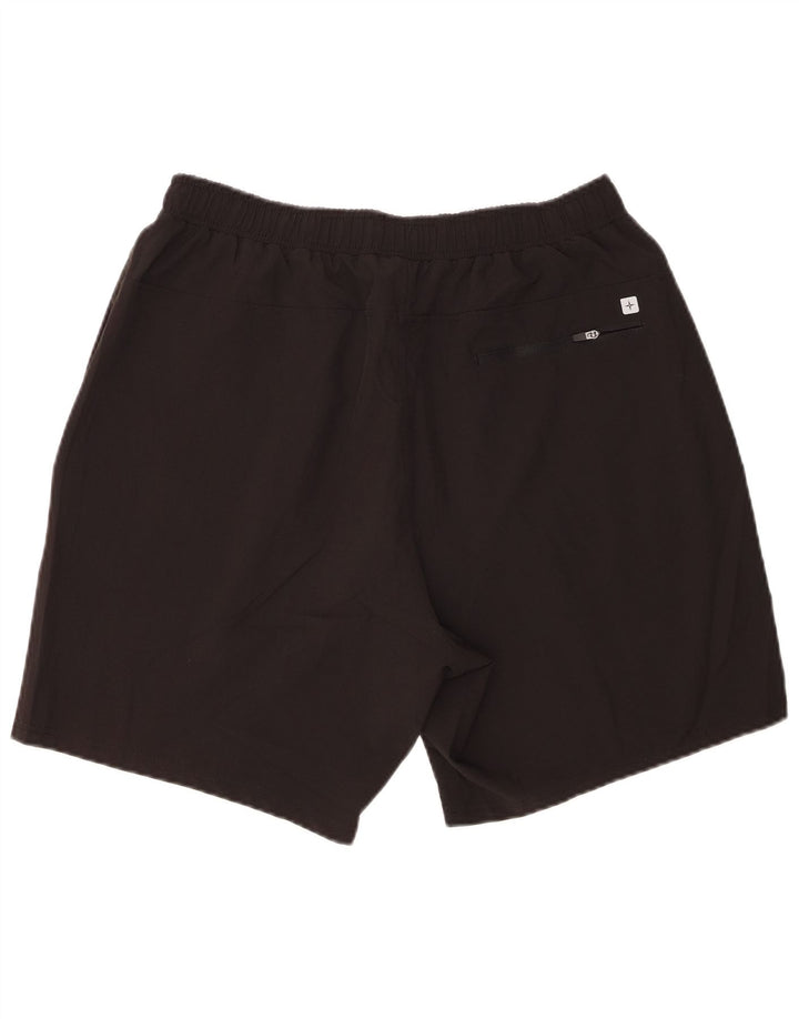 Pantaloncini sportivi da uomo Mountain Warehouse grandi in poliestere nero