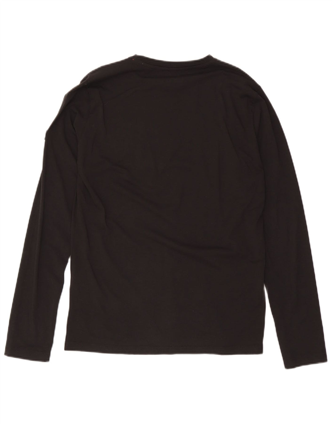 Pickwick Top grafico da uomo a maniche lunghe in cotone nero medio