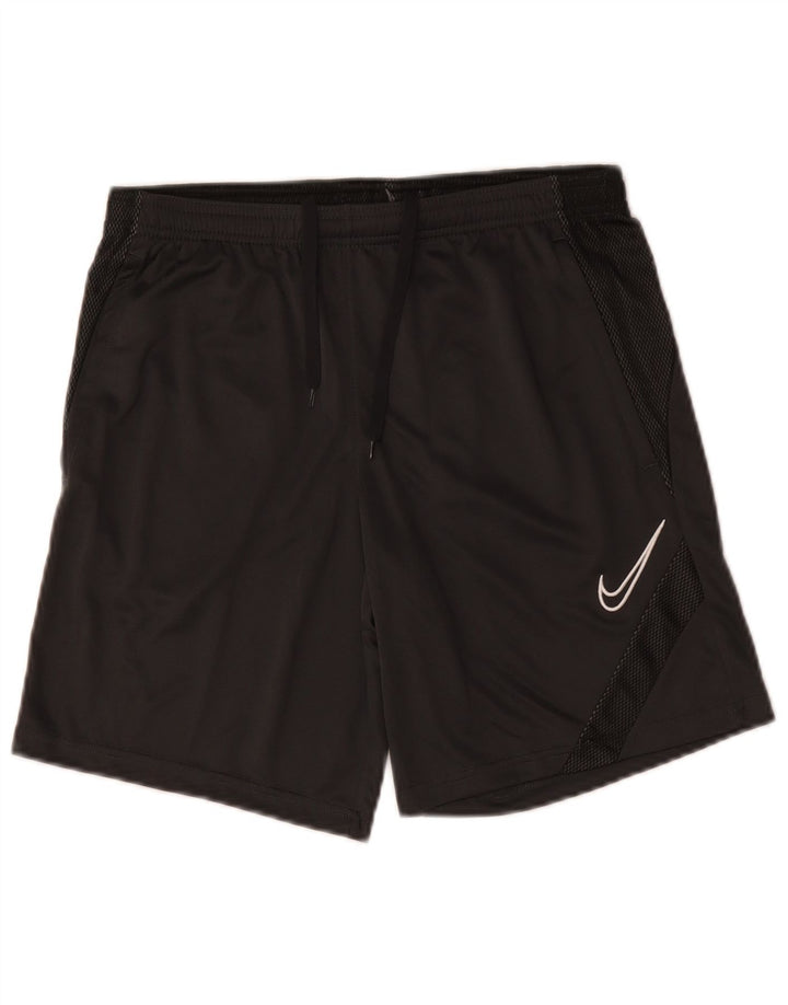 Pantaloncini sportivi Nike Dri Fit da uomo piccoli in poliestere grigio