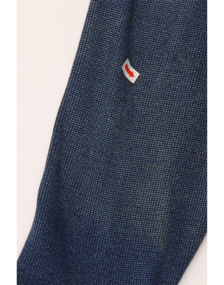 FAT FACE Maglione con cappuccio e zip da uomo in cotone blu navy medio