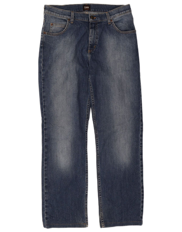 Jeans dritti da uomo Lee Brooklyn W33 L29 cotone blu