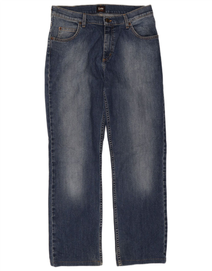 Jeans dritti da uomo Lee Brooklyn W33 L29 cotone blu
