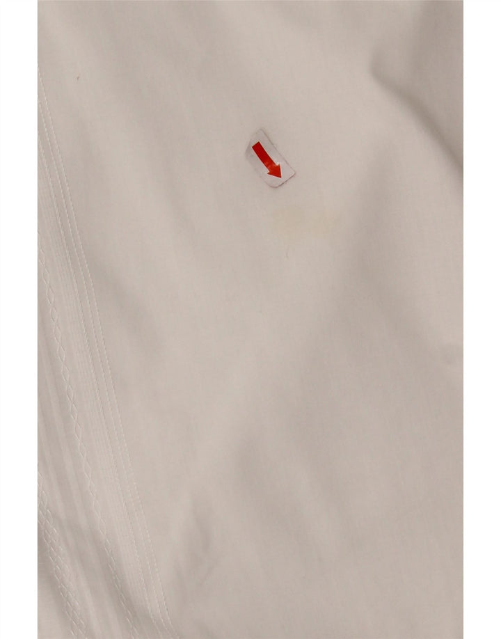 SFARZO Mens Formal Shirt Medium White Cotton