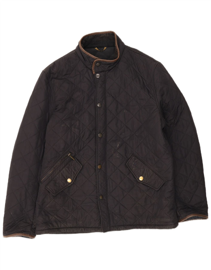 Giacca trapuntata da uomo Barbour UK 42 XL Blu Navy