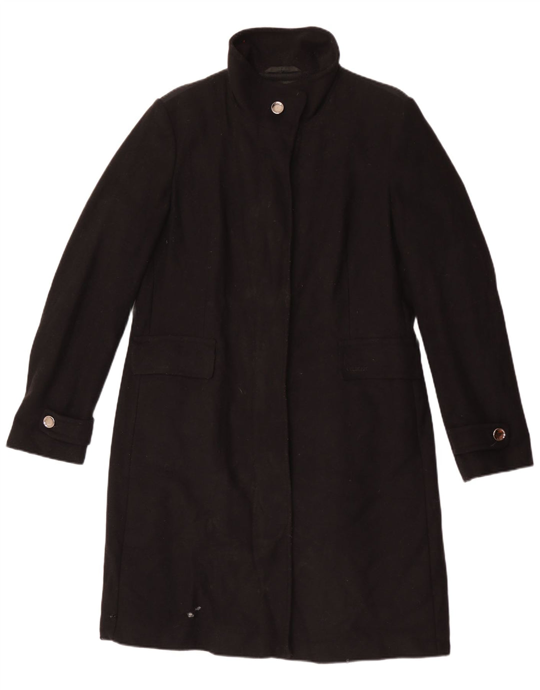 Cappotto GEOX Respira da donna UK 16 grande lana nera