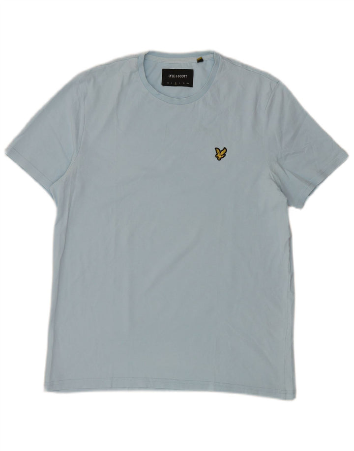 T-shirt da uomo Lyle & Scott Top in cotone blu medio
