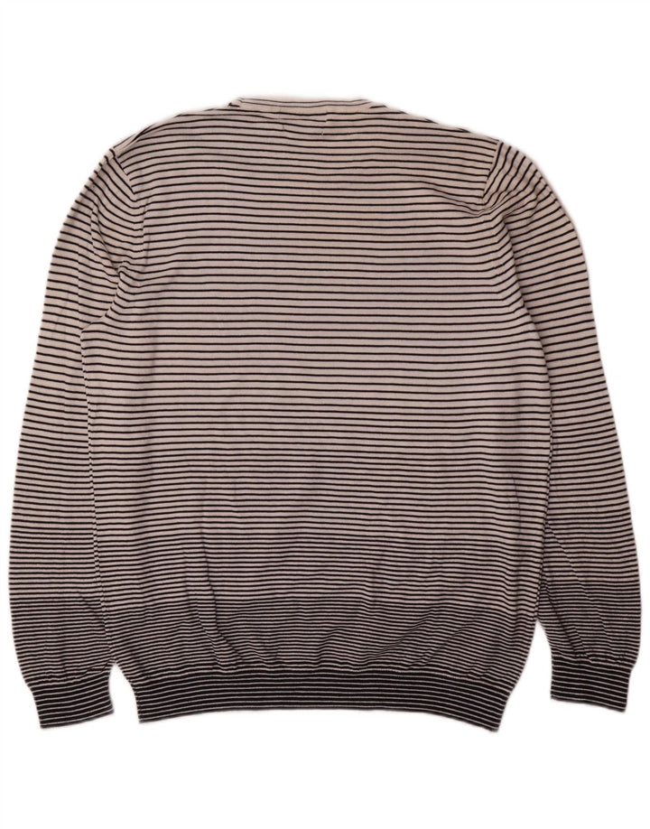 Maglione maglione girocollo autografo da donna Marks & Spencer UK 16 grande bianco