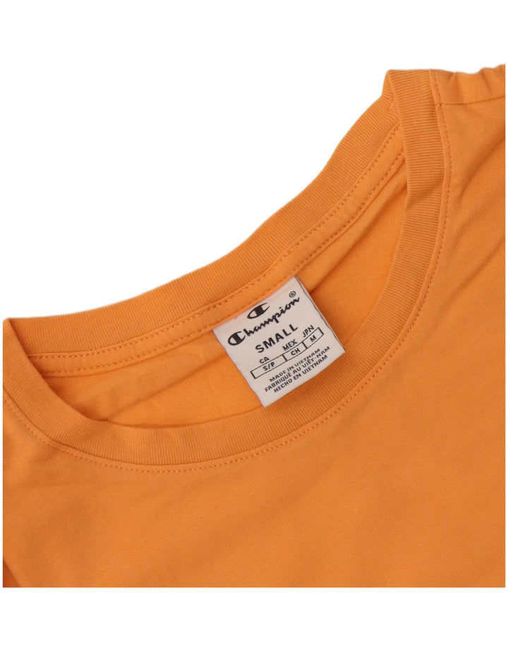 T-shirt grafica da uomo Champion Top piccola arancione