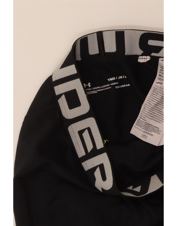 Leggings grafici Cold Gear UNDER ARMOUR per ragazzi 9-10 anni medio nero