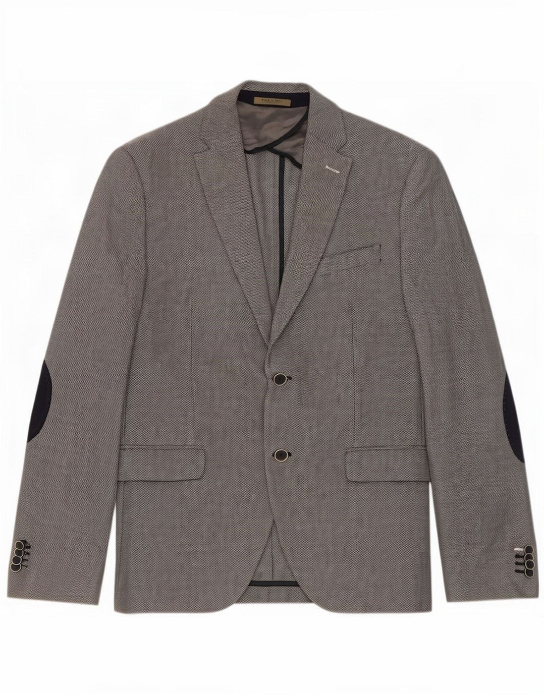 Giacca blazer a 2 bottoni da uomo Zara EU 52 grande grigia