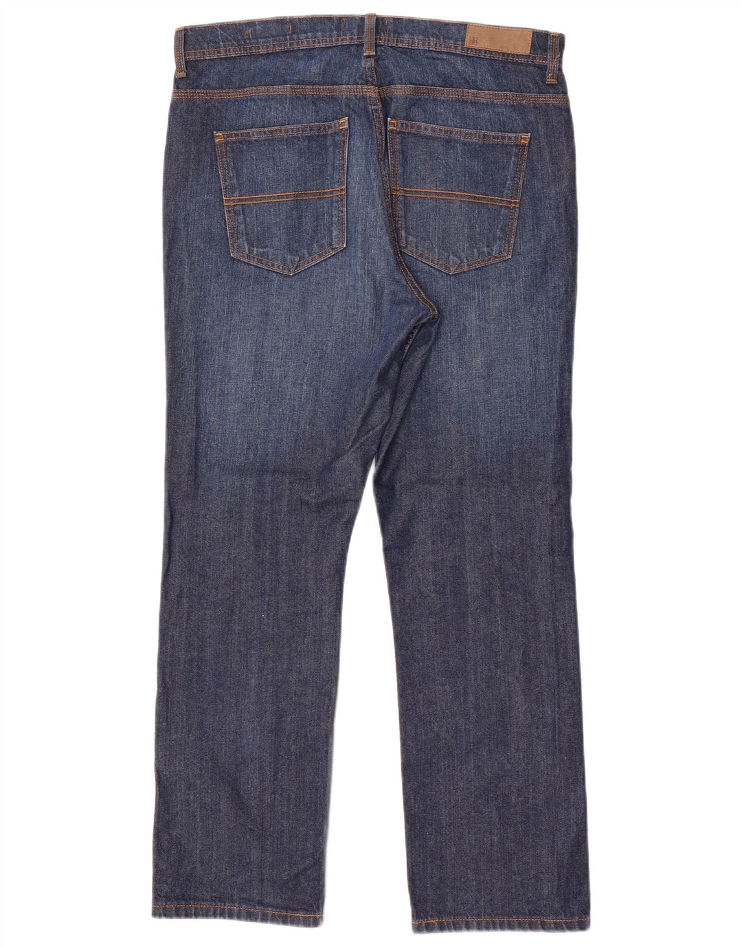 Jeans dritti regolari da uomo Marks & Spencer W34 L29 cotone blu