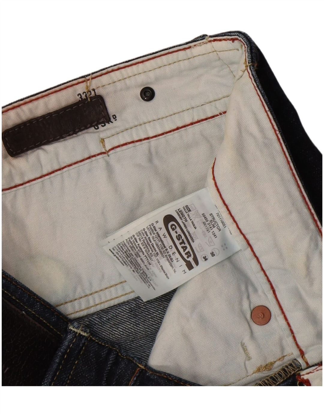 Jeans slim da donna G-Star W30 L34 cotone blu navy