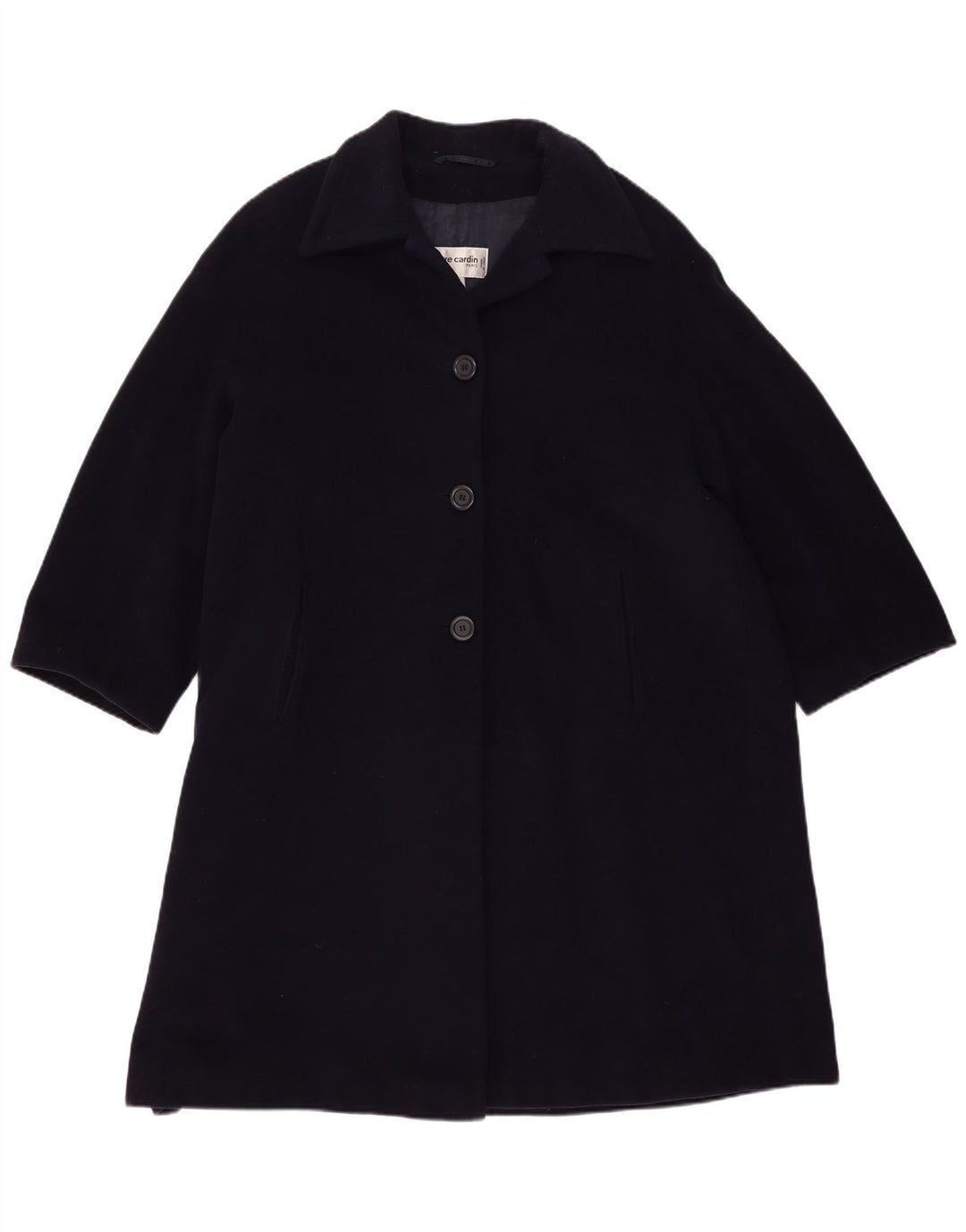 Cappotto oversize da donna Pierre Cardin IT 42 medio in lana blu navy