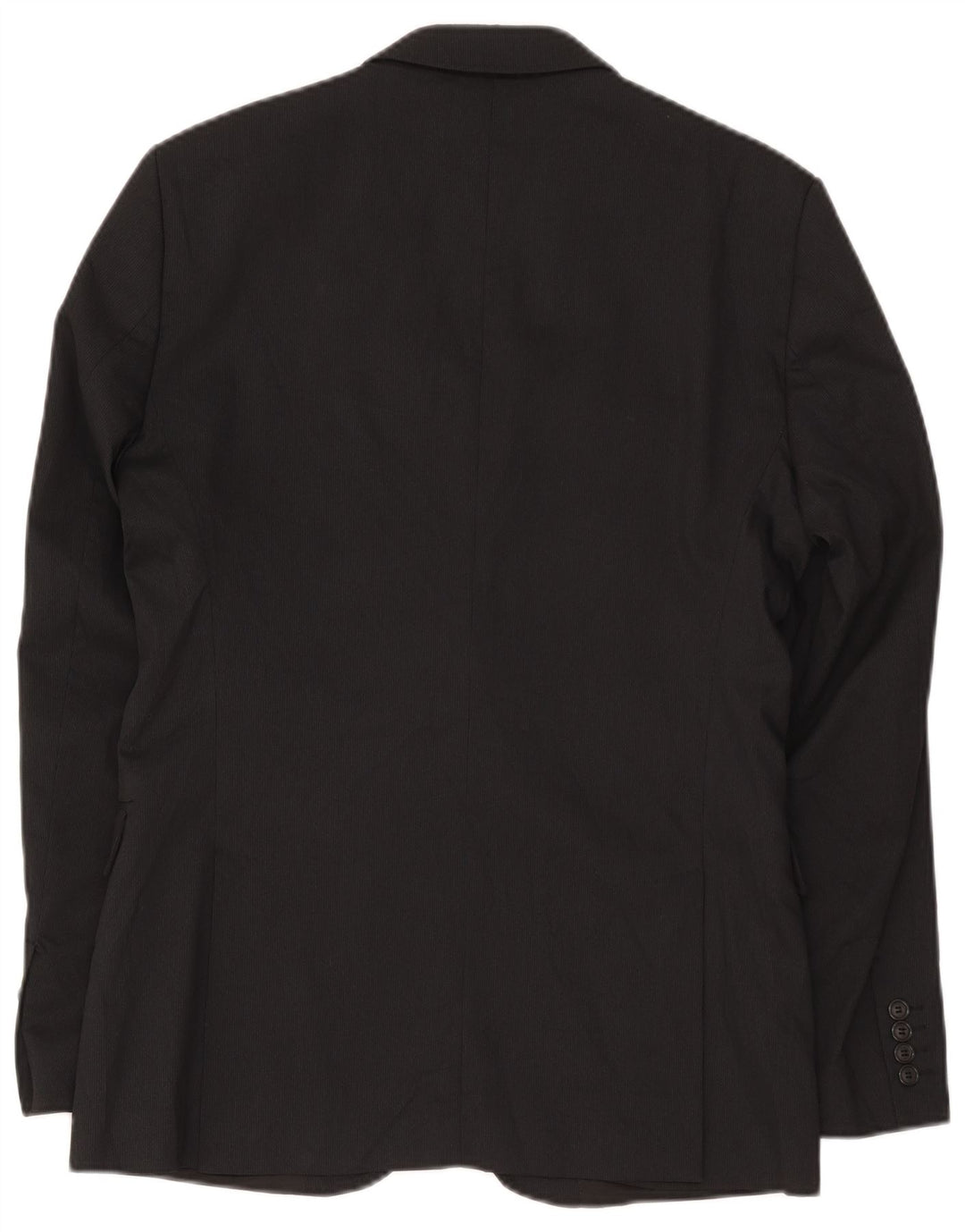 Giacca blazer a 2 bottoni da uomo Zara EU 50 viscosa gessata nera media