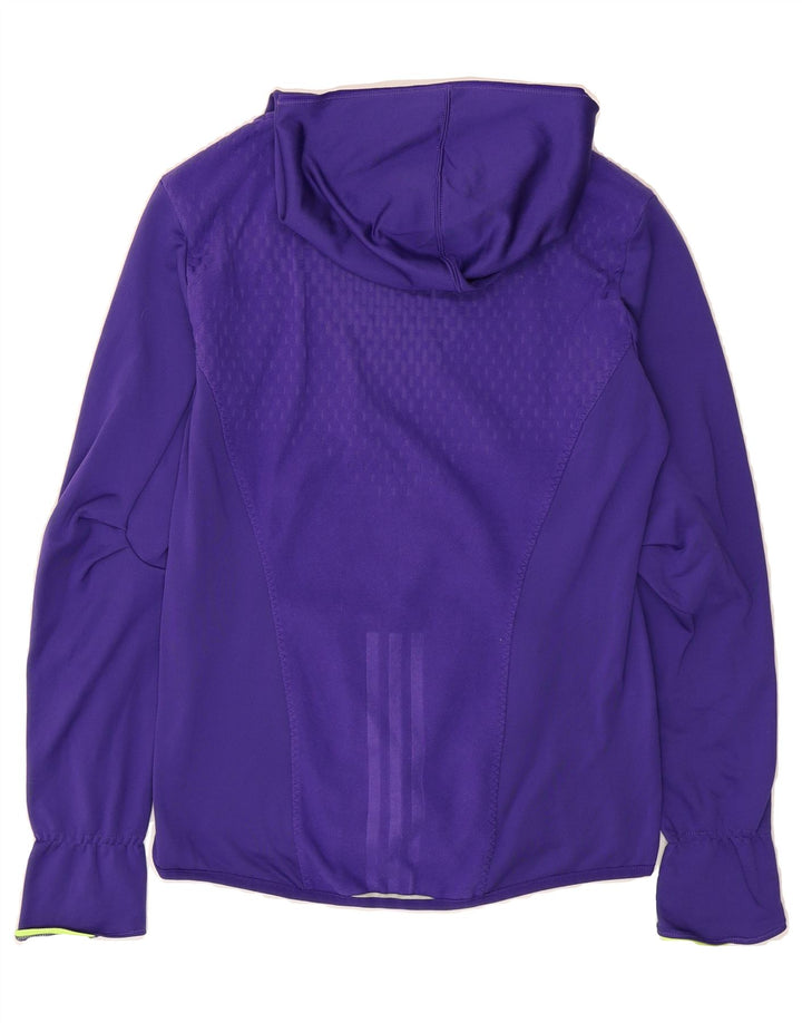 ADIDAS Womens Hoodie Jumper UK 14 Medium Purple Vintage Adidas and Second-Hand Adidas from Messina Hembry 