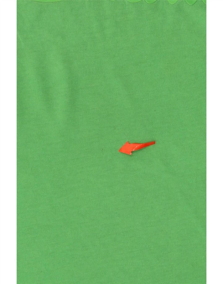 T-shirt grafica da uomo CHAMPION Top in cotone verde medio