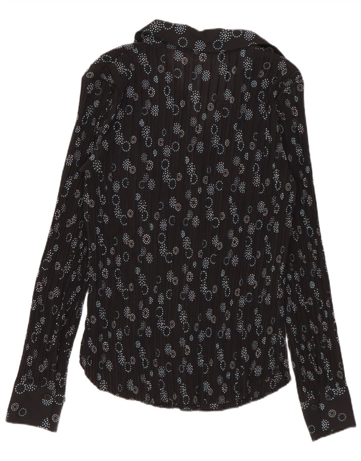 Camicetta da donna Marks & Spencer UK 8 Small Poliestere geometrico nero