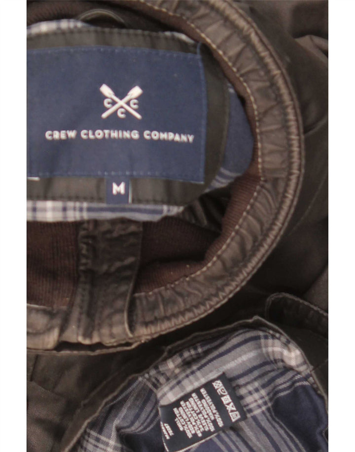 Crew Clothing Giacca da uomo in cotone cerato UK 38 Cotone nero medio