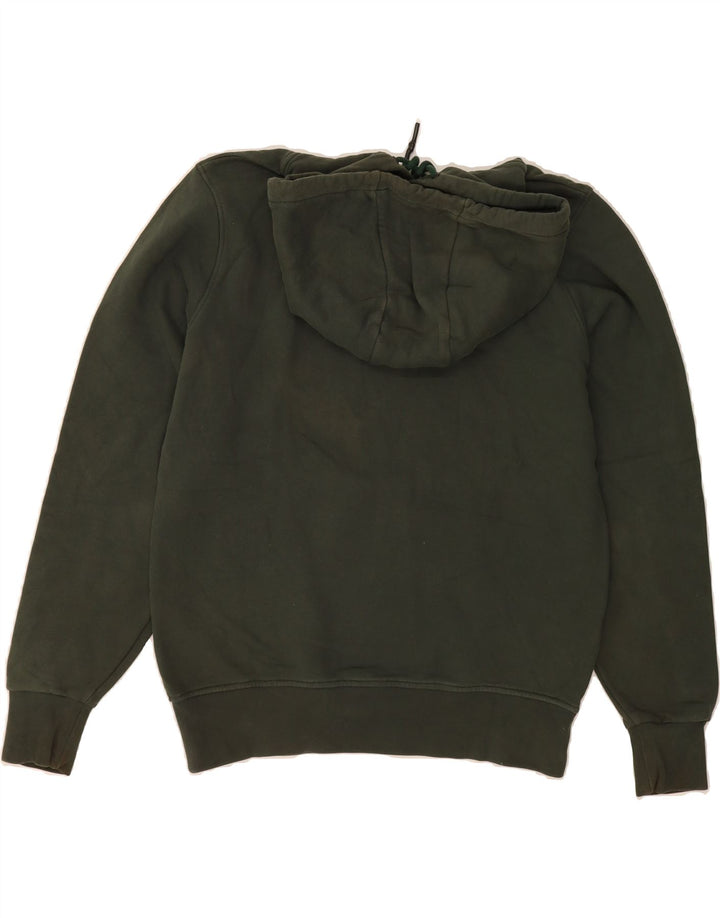 COLMAR Mens Graphic Hoodie Jumper Medium Green Cotton Vintage Colmar and Second-Hand Colmar from Messina Hembry 