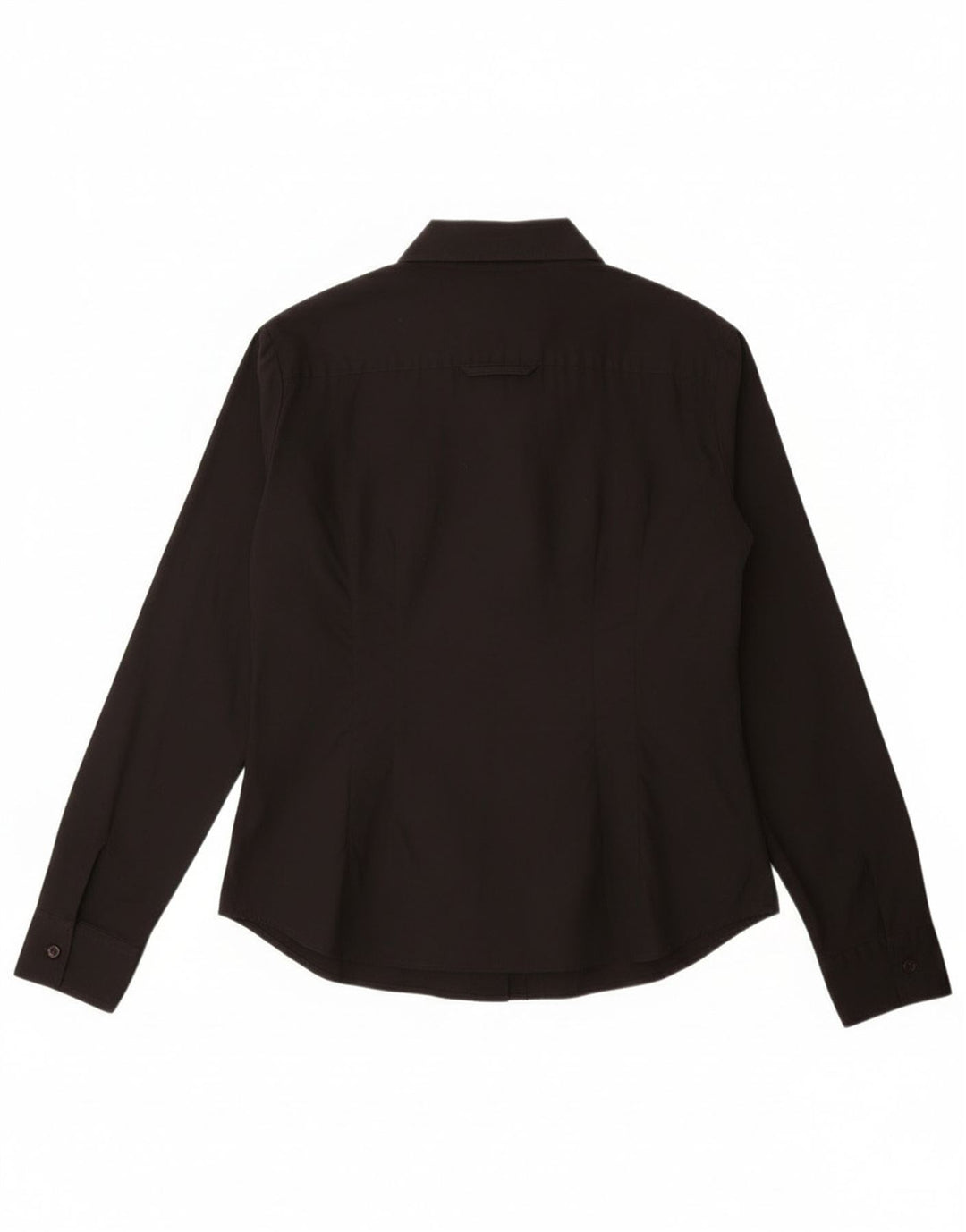 Camicia da donna Sisley UK 14 grande cotone nero