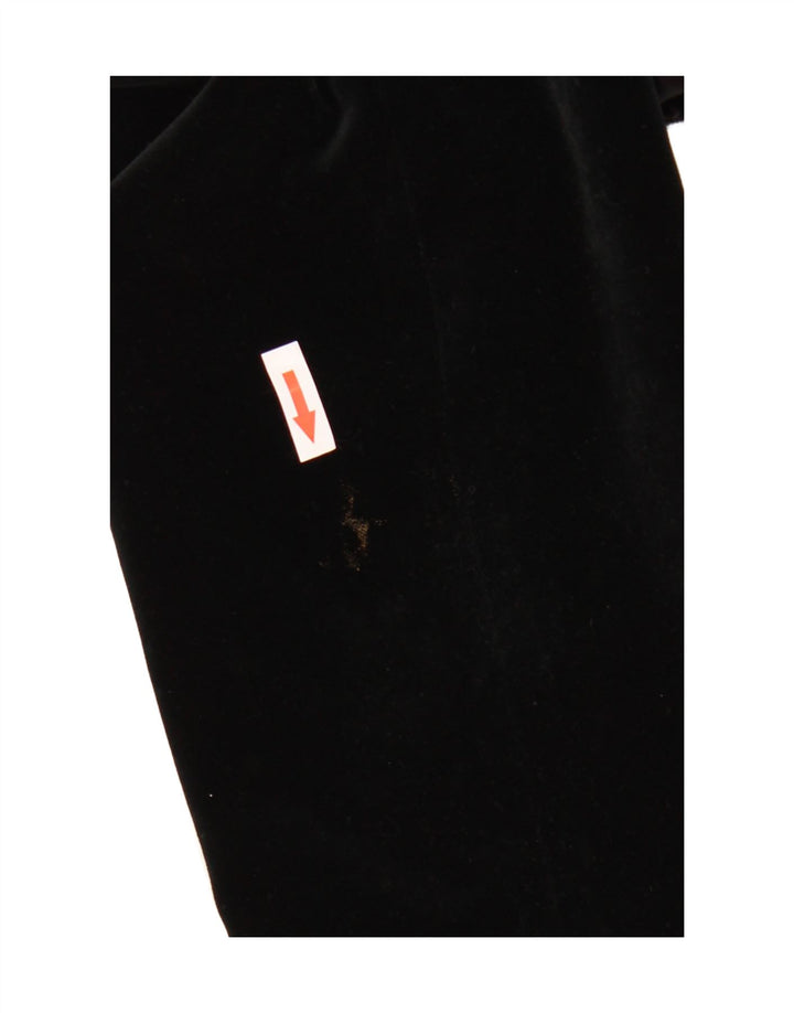 Giacca blazer in velluto da uomo a 1 bottone Zara EU 52 grande cotone nero