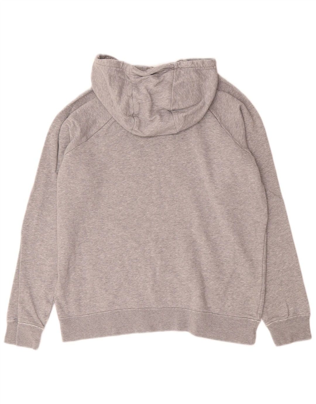 Felpa con cappuccio grafica Nike da uomo, grande, cotone chiazzato grigio