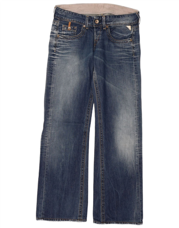 REPLAY Jeans da donna a gamba larga W32 L31 Blu