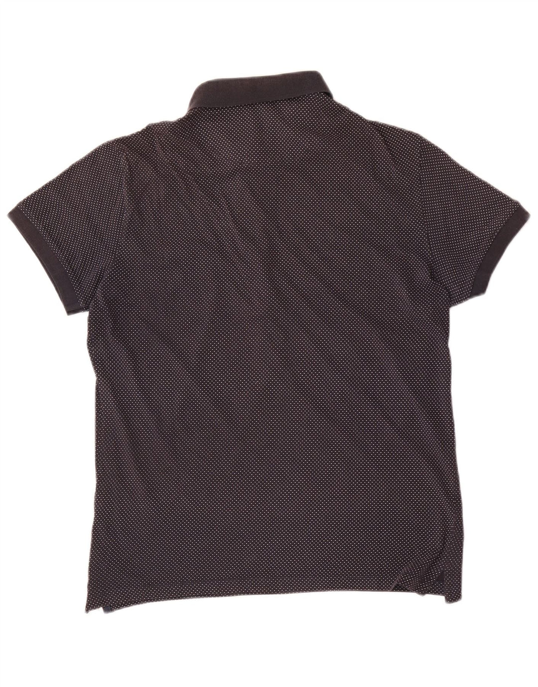 Polo Gas da uomo in cotone maculato medio blu navy