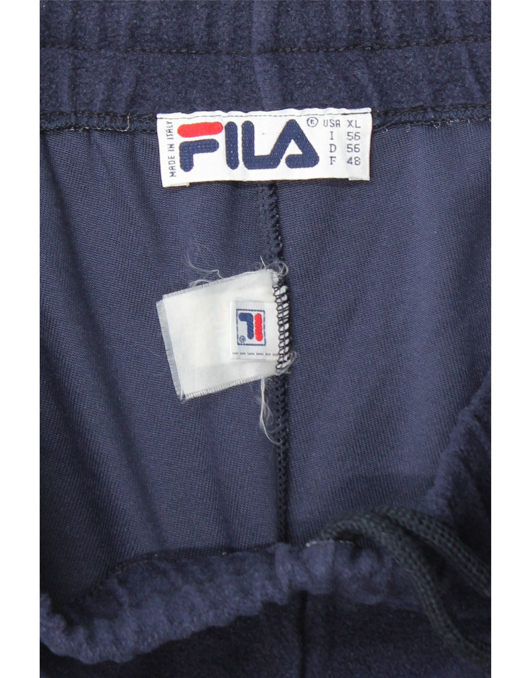 FILA Mens Fleece Tracksuit Trousers XL  Navy Blue