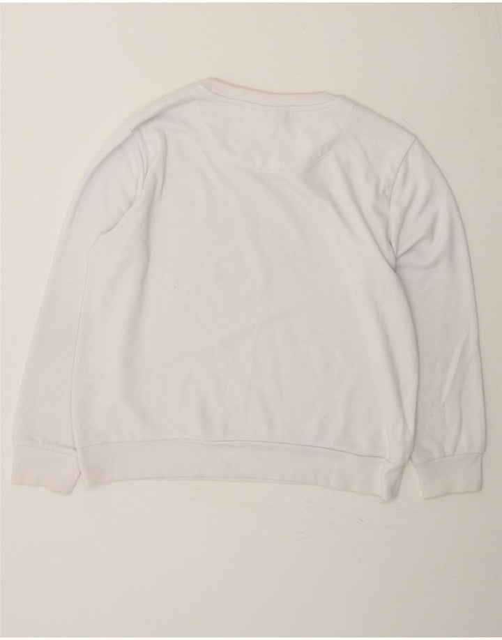 DKNY Mens Graphic Sweatshirt Jumper Medium White Cotton Vintage Dkny and Second-Hand Dkny from Messina Hembry 