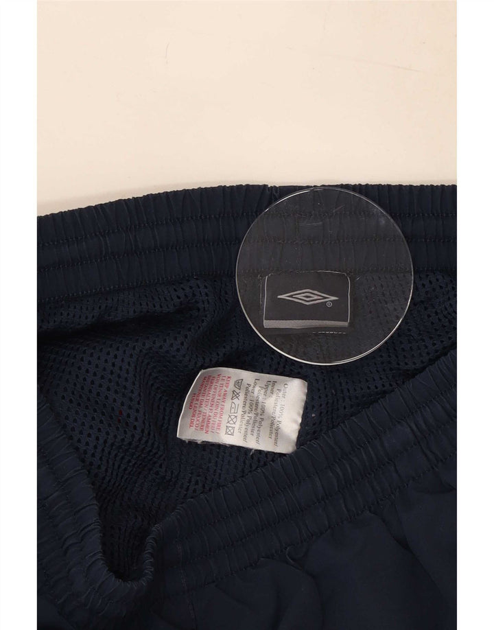 Umbro Pantaloni da tuta con grafica da uomo Joggers Small Poliestere blu navy