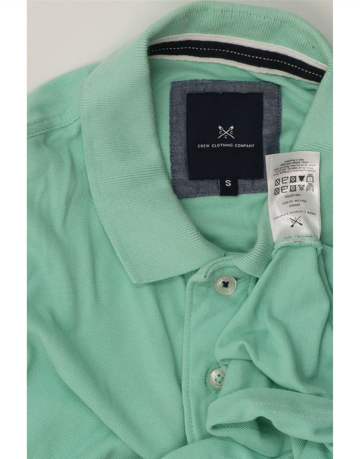 Crew Clothing Polo da uomo piccola in cotone turchese