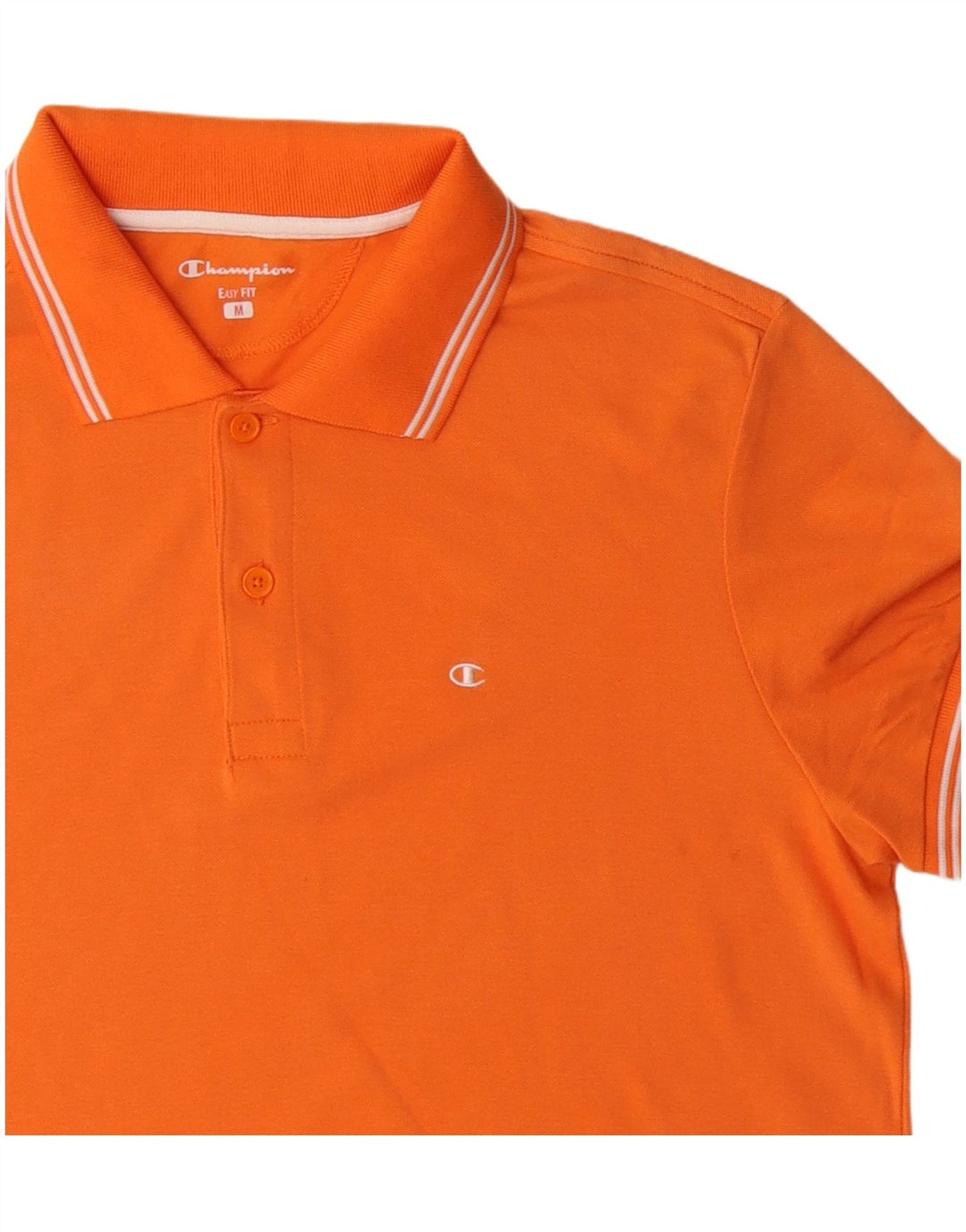 Polo da uomo Easy Fit CHAMPION in cotone arancione medio