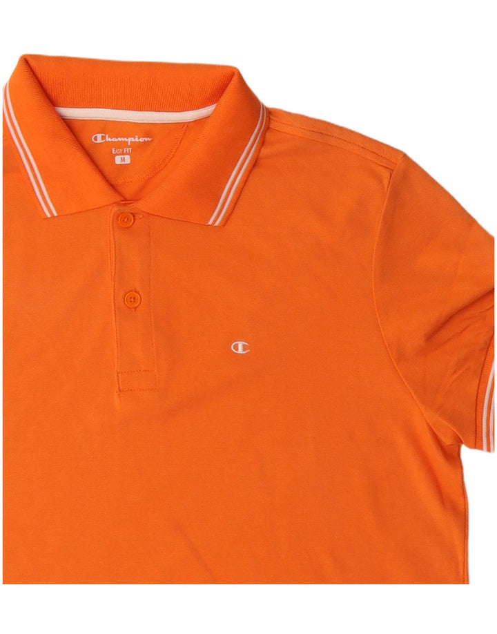 Polo da uomo Easy Fit CHAMPION in cotone arancione medio