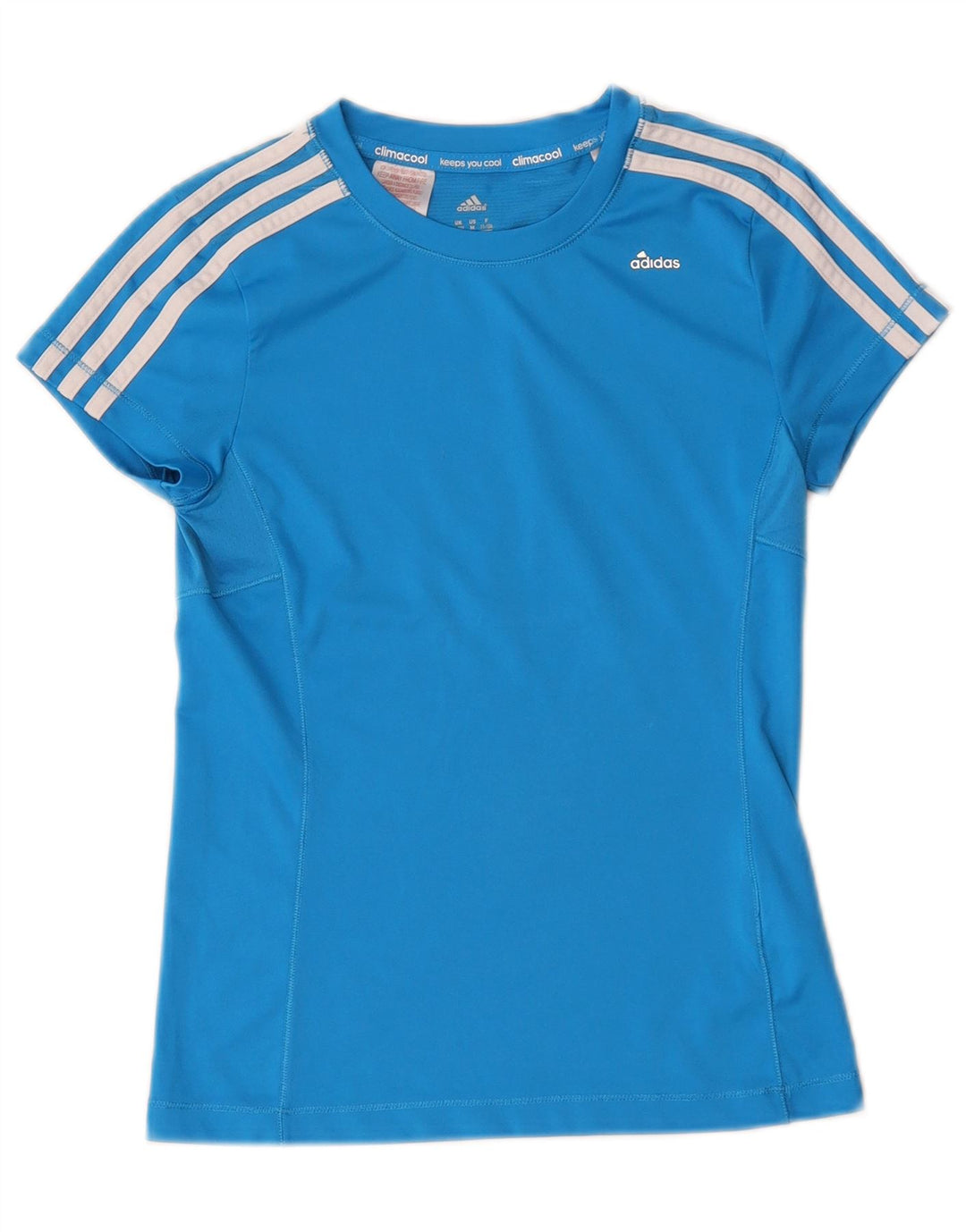 T-shirt Adidas da ragazzo Climacool 11-12 anni in poliestere blu