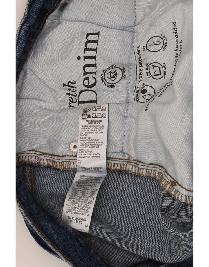 Jeans slim da uomo Marks & Spencer W36 L29 cotone blu