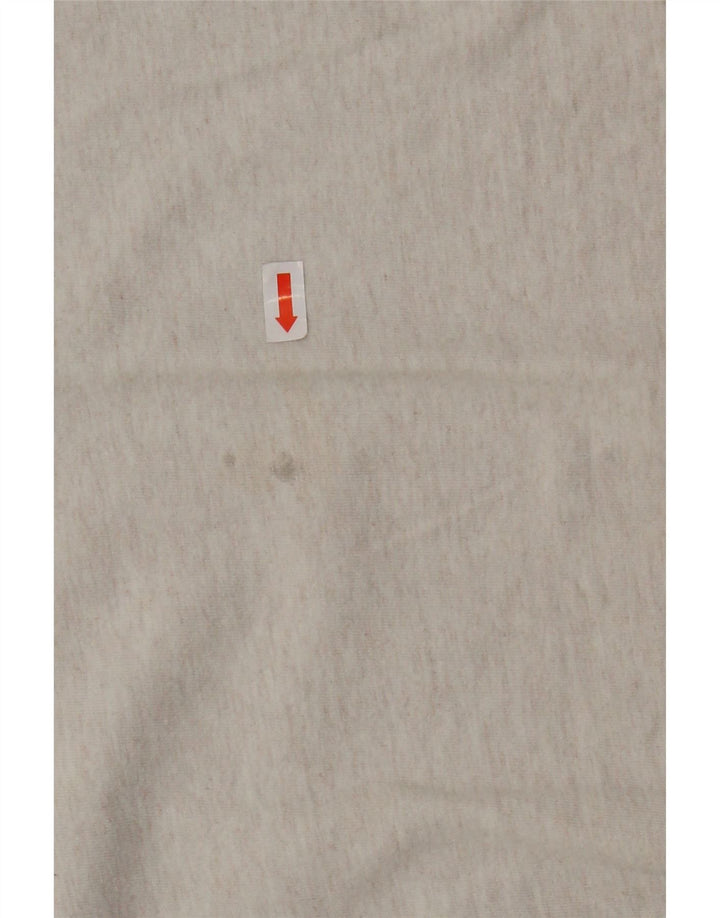 CREW CLOTHING T-shirt da uomo Top grande bianca screziata