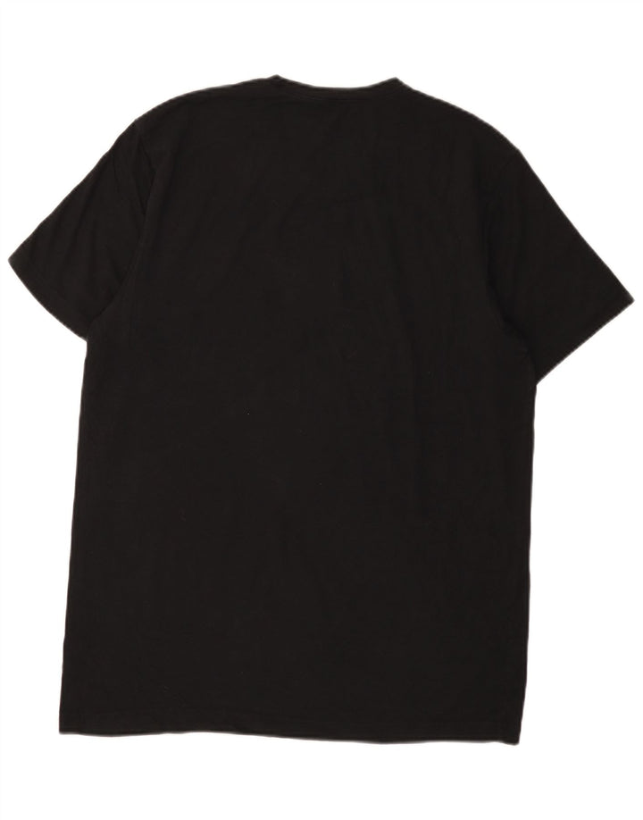 T-shirt da uomo NAUTICA Top grande in cotone nero