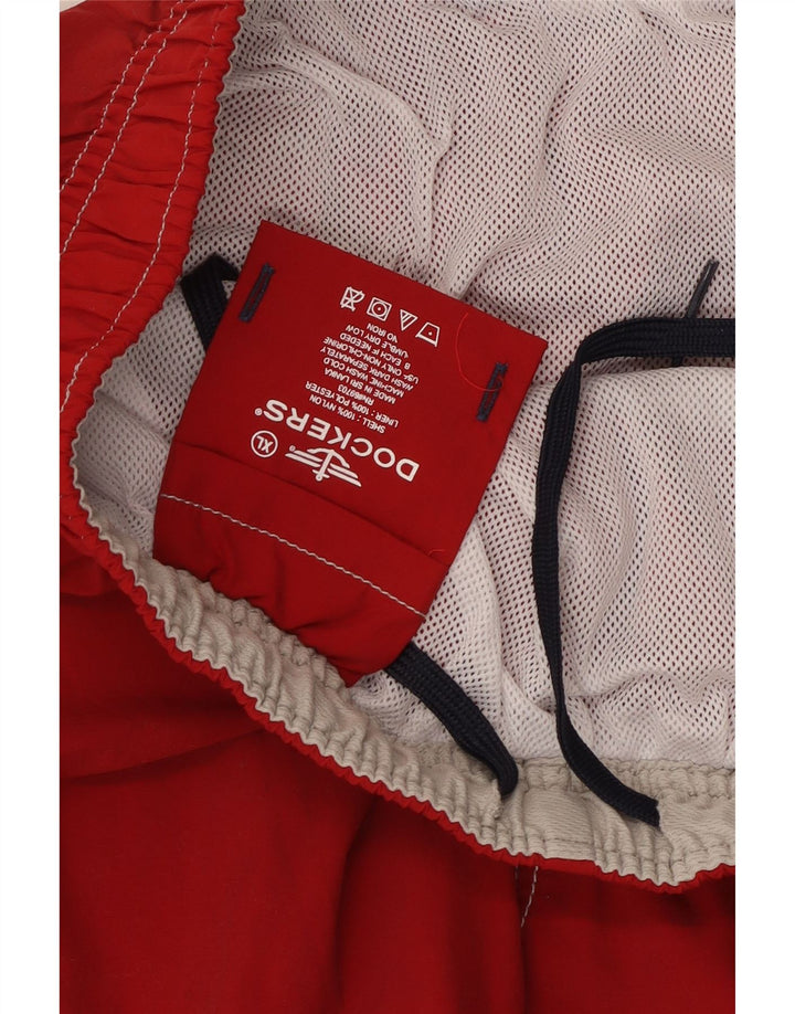 Pantaloncini da bagno da uomo Dockers XL in nylon rosso