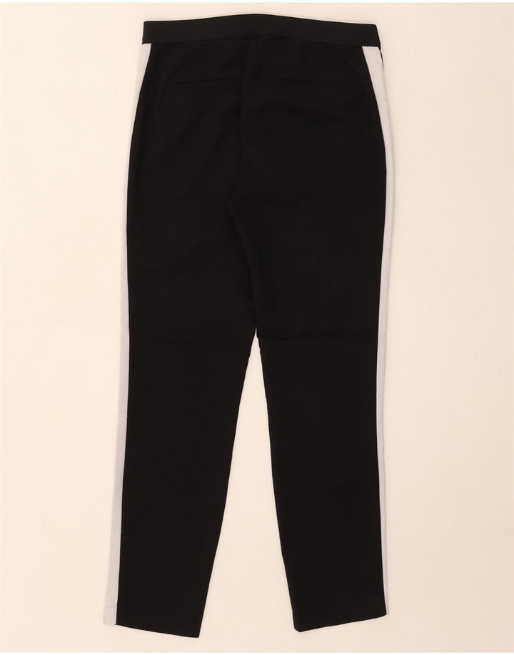 Pantaloni chino slim da donna Zara medi W28 L28 color block nero